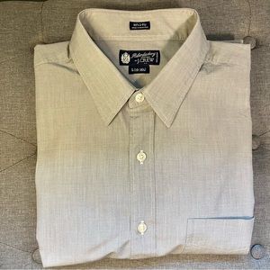 Grey J Crew long sleeve shirt